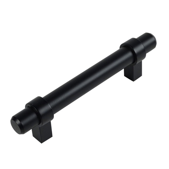 31 Cosmas Flat Black door pulls - Picture 1 of 6